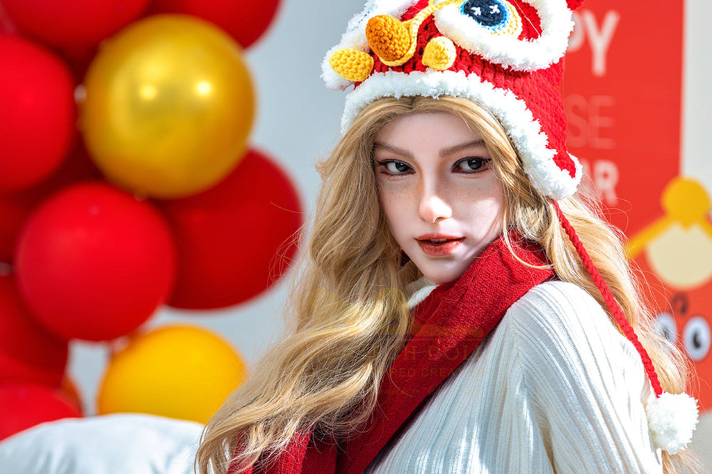 Vivian 163cm (5ft3) A-Cup Blonde Full Silicone - IronTech Doll®