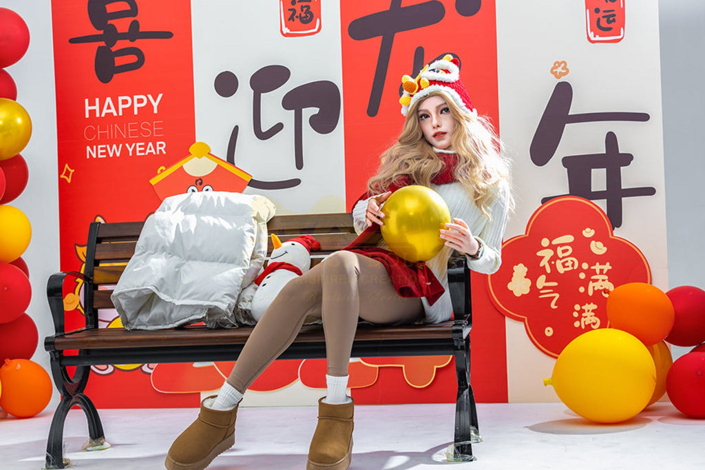 Vivian 163cm (5ft3) A-Cup Blonde Full Silicone - IronTech Doll®