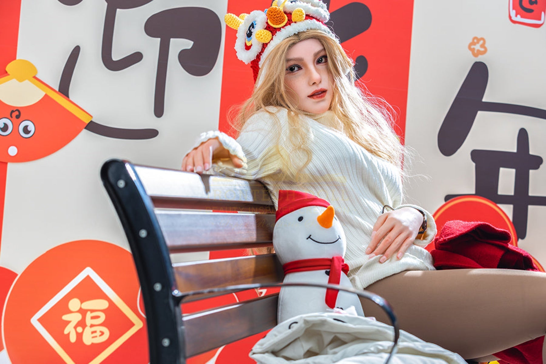 Vivian 163cm (5ft3) A-Cup Blonde Full Silicone - IronTech Doll®