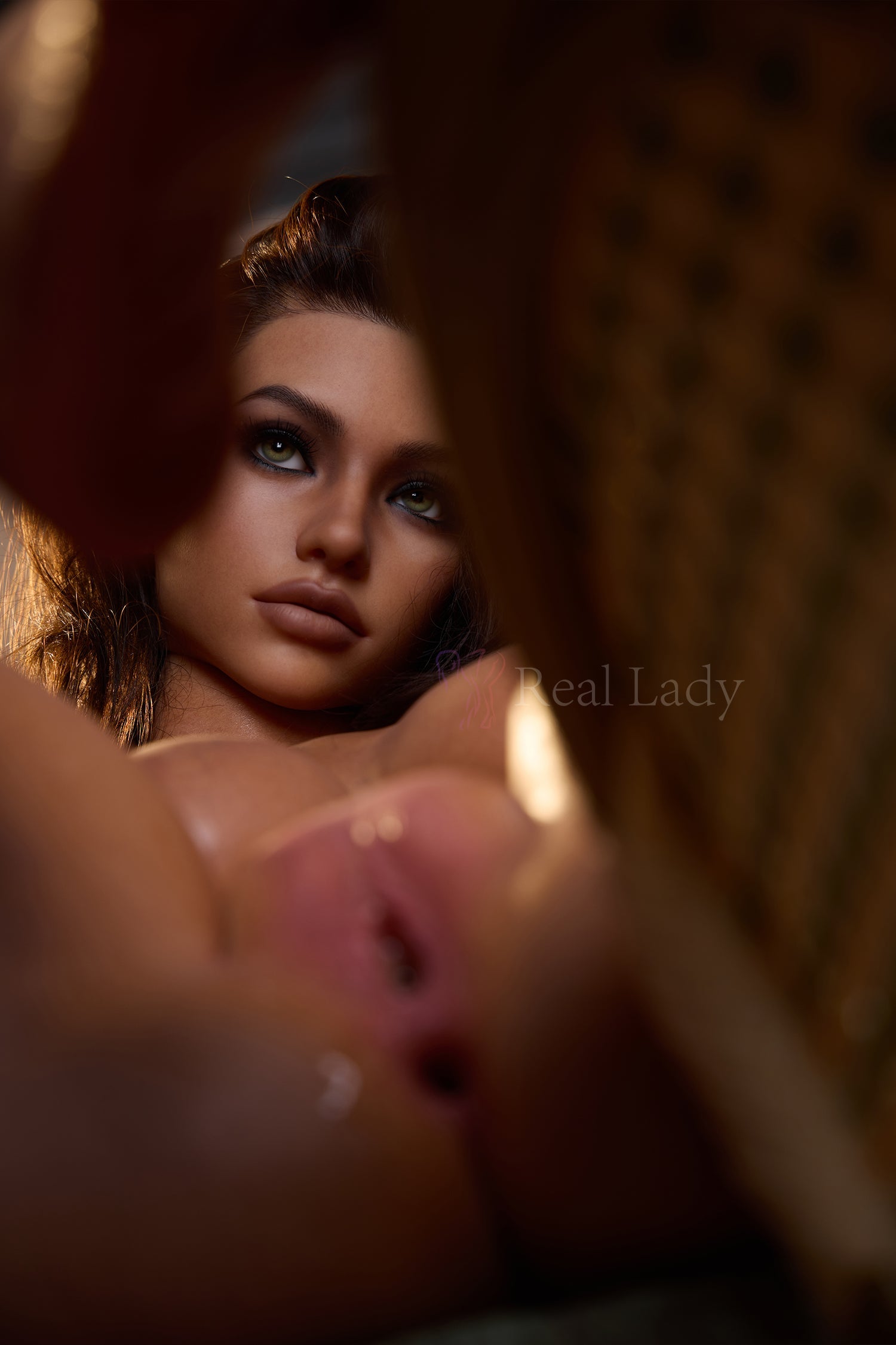 Brunette 150cm Lena Premium Lifelike Full Silicone Sex Doll - Real-Lady®