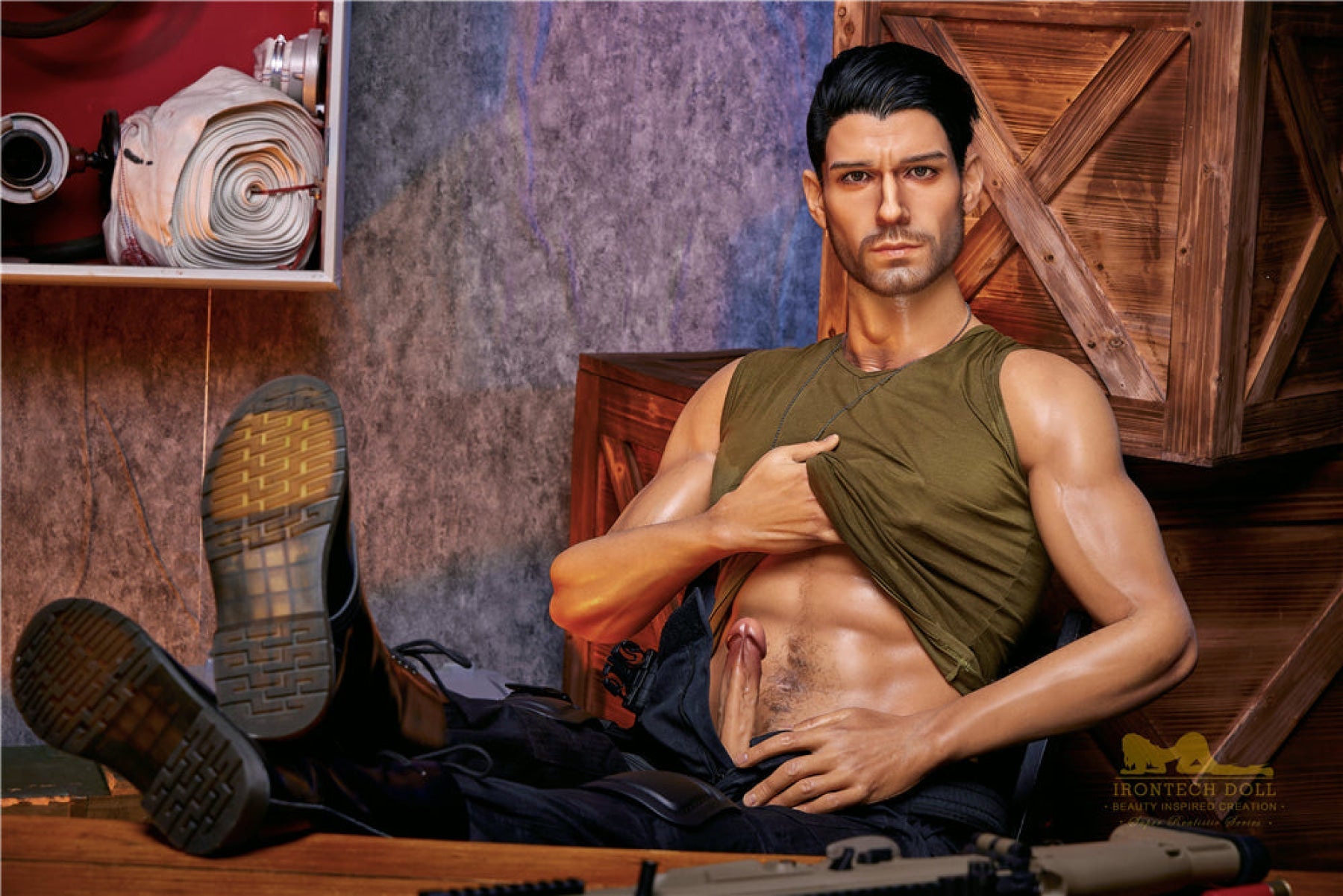 Thomas Soldier  176cm( 5ft8)  Silicone Male Sex Doll - IronTech Doll®