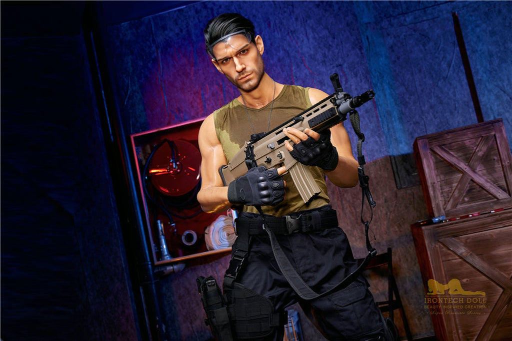 Thomas Soldier  176cm( 5ft8)  Silicone Male Sex Doll - IronTech Doll®