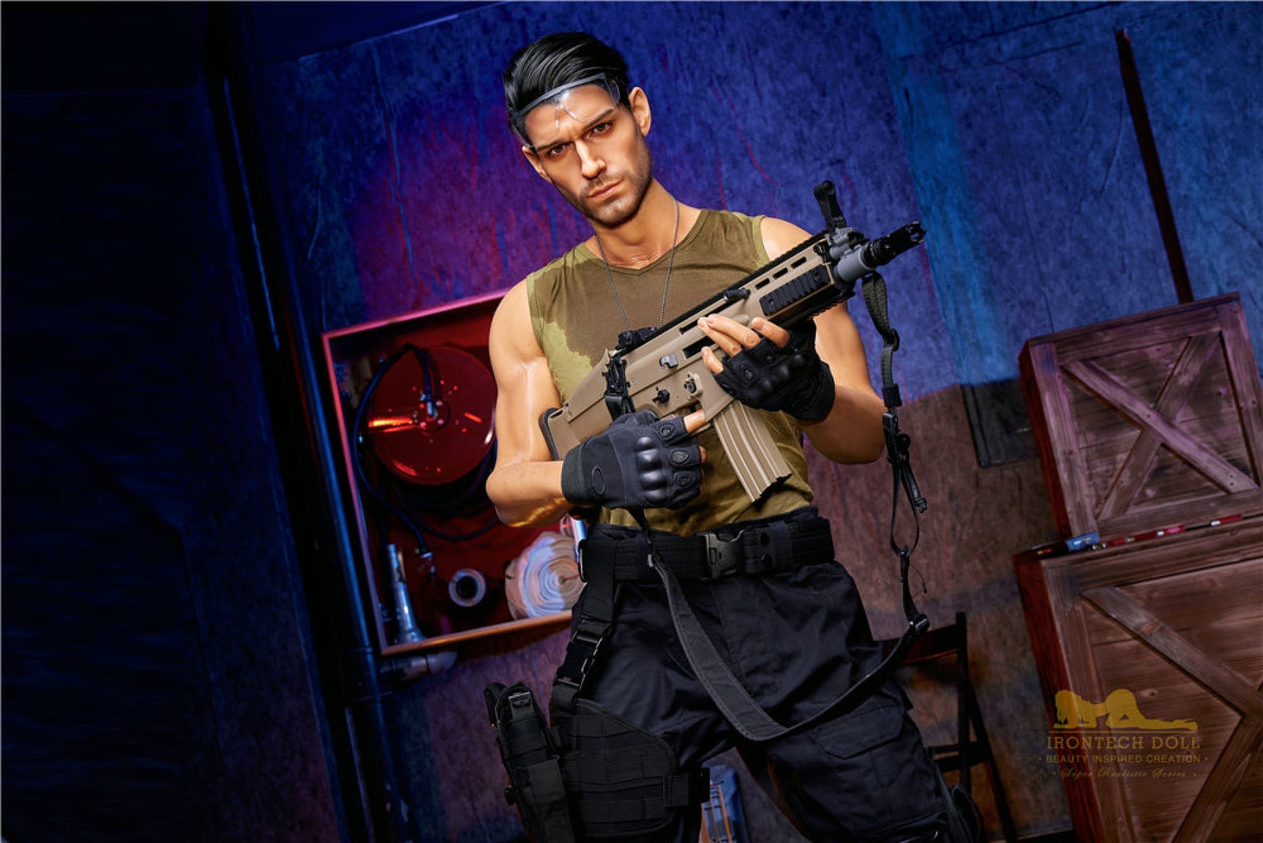 Thomas Soldier  176cm( 5ft8)  Silicone Male Sex Doll - IronTech Doll®