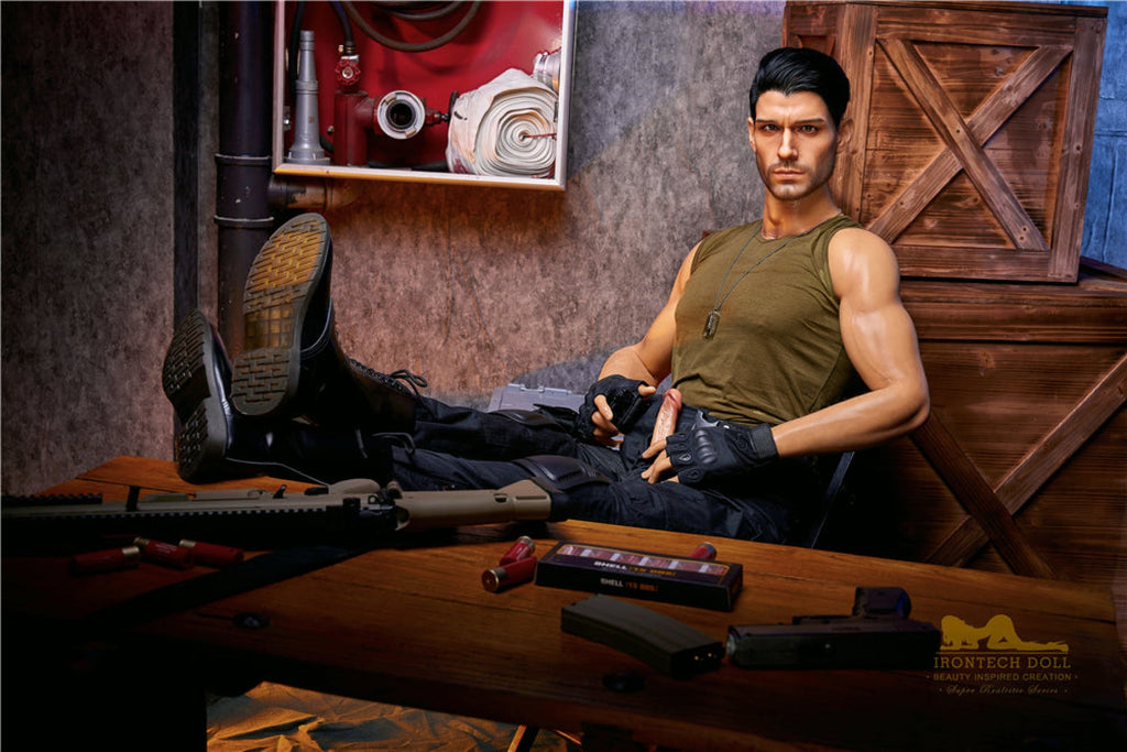 Thomas Soldier  176cm( 5ft8)  Silicone Male Sex Doll - IronTech Doll®