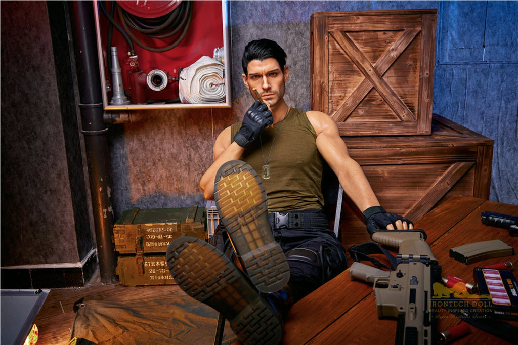 Thomas Soldier  176cm( 5ft8)  Silicone Male Sex Doll - IronTech Doll®