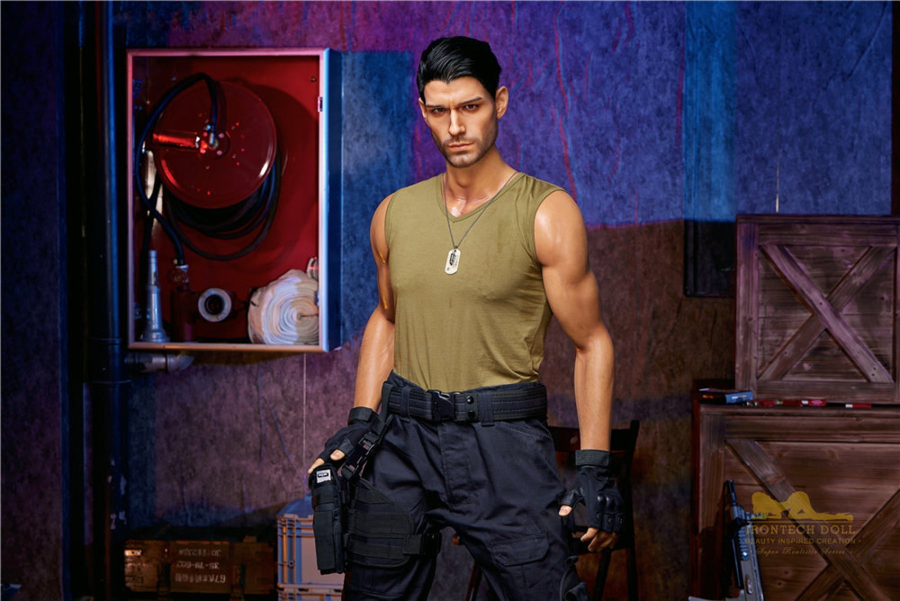 Thomas Soldier  176cm( 5ft8)  Silicone Male Sex Doll - IronTech Doll®