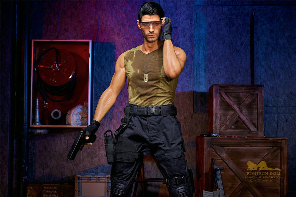 Thomas Soldier  176cm( 5ft8)  Silicone Male Sex Doll - IronTech Doll®