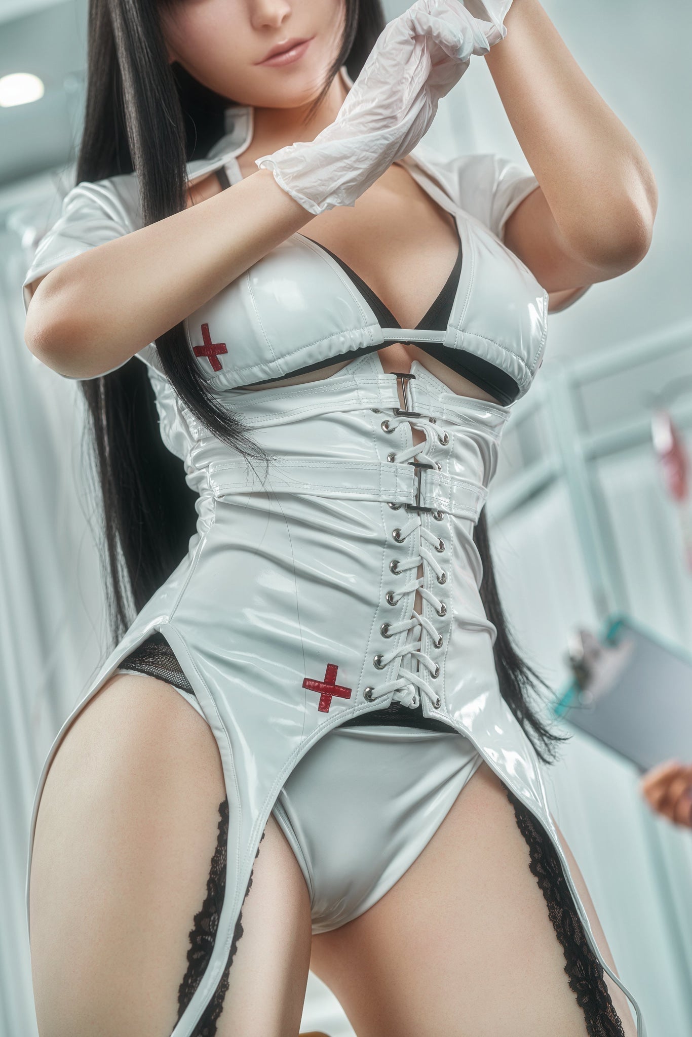 Tifa Nurse Silicone Sex Doll - Game Lady Doll