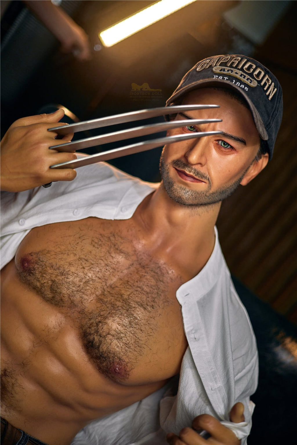 William 176cm( 5ft8) Wolverine Silicone Male Sex Doll - IronTech Doll®