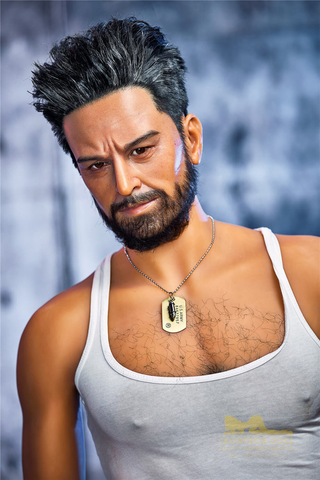 William 175cm 5ft74 TPE body and silicone head Hybrid Male Sex Doll - Iron Tech Doll