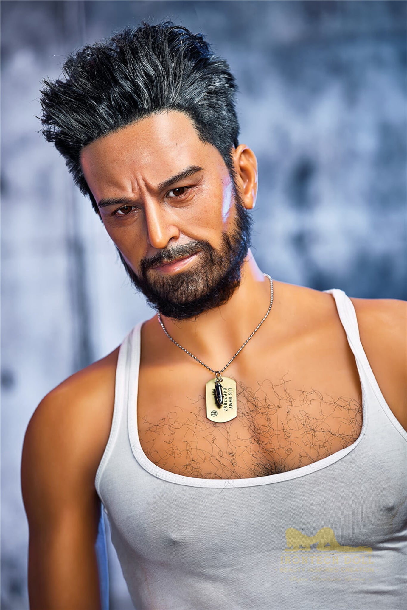 William 175cm 5ft74 TPE body and silicone head Hybrid Male Sex Doll - Iron Tech Doll