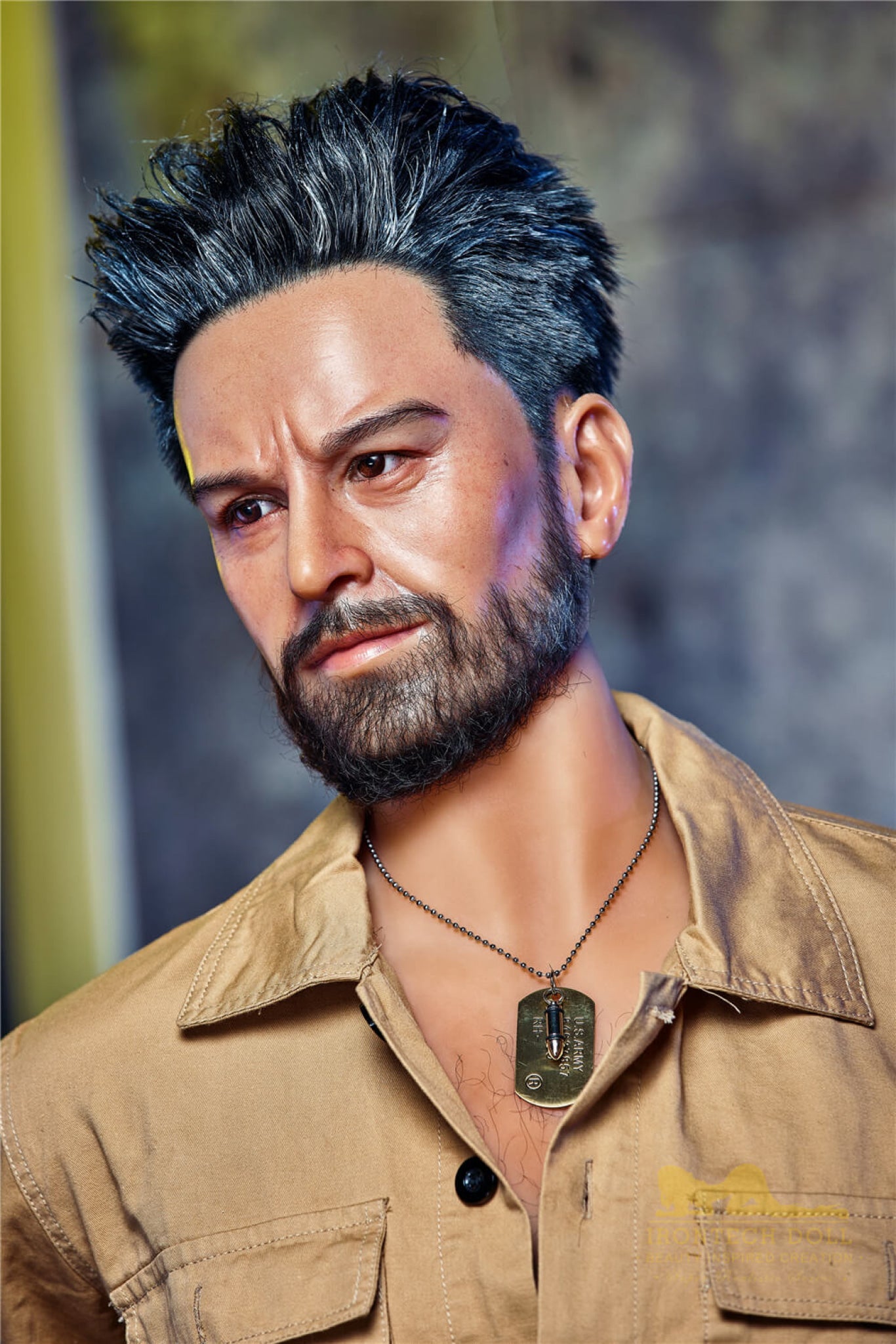 William 175cm 5ft74 TPE body and silicone head Hybrid Male Sex Doll - Iron Tech Doll