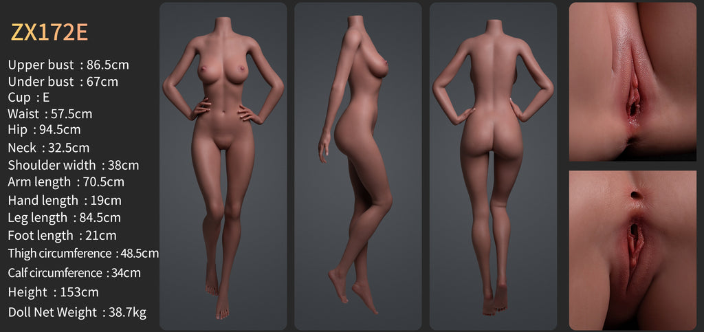 Tessa Premium Silicone Head (Movable Jaw) + SLE Body Sex Doll - ZELEX® [USA STOCK]