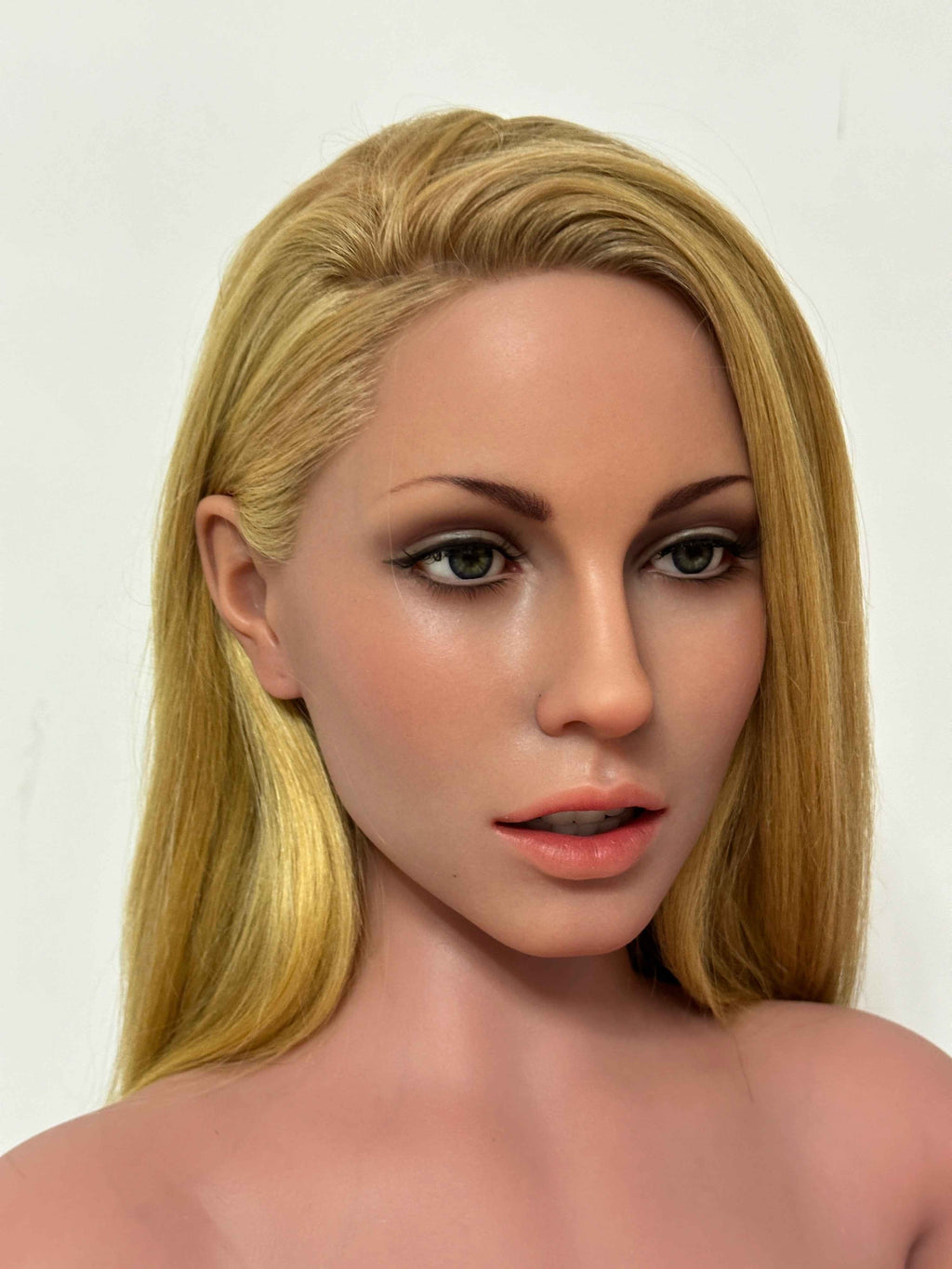 Janett Premium Silicone Head (Movable Jaw + Implanted Hair) + SLE Body Sex Doll - ZELEX® [USA STOCK]