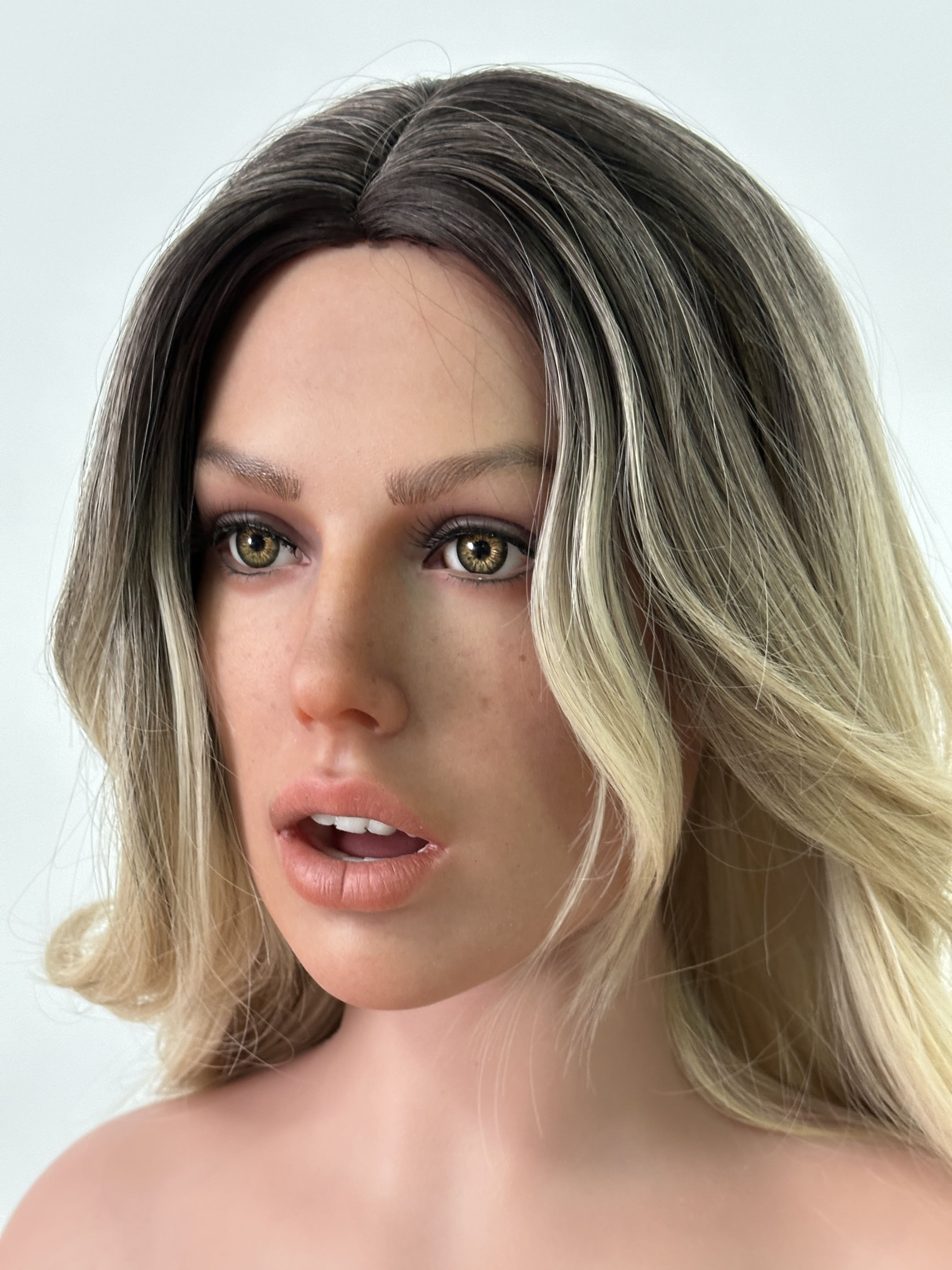 Holly Premium Silicone Head (Movable Jaw) + SLE Body Sex Doll - ZELEX® [USA STOCK]