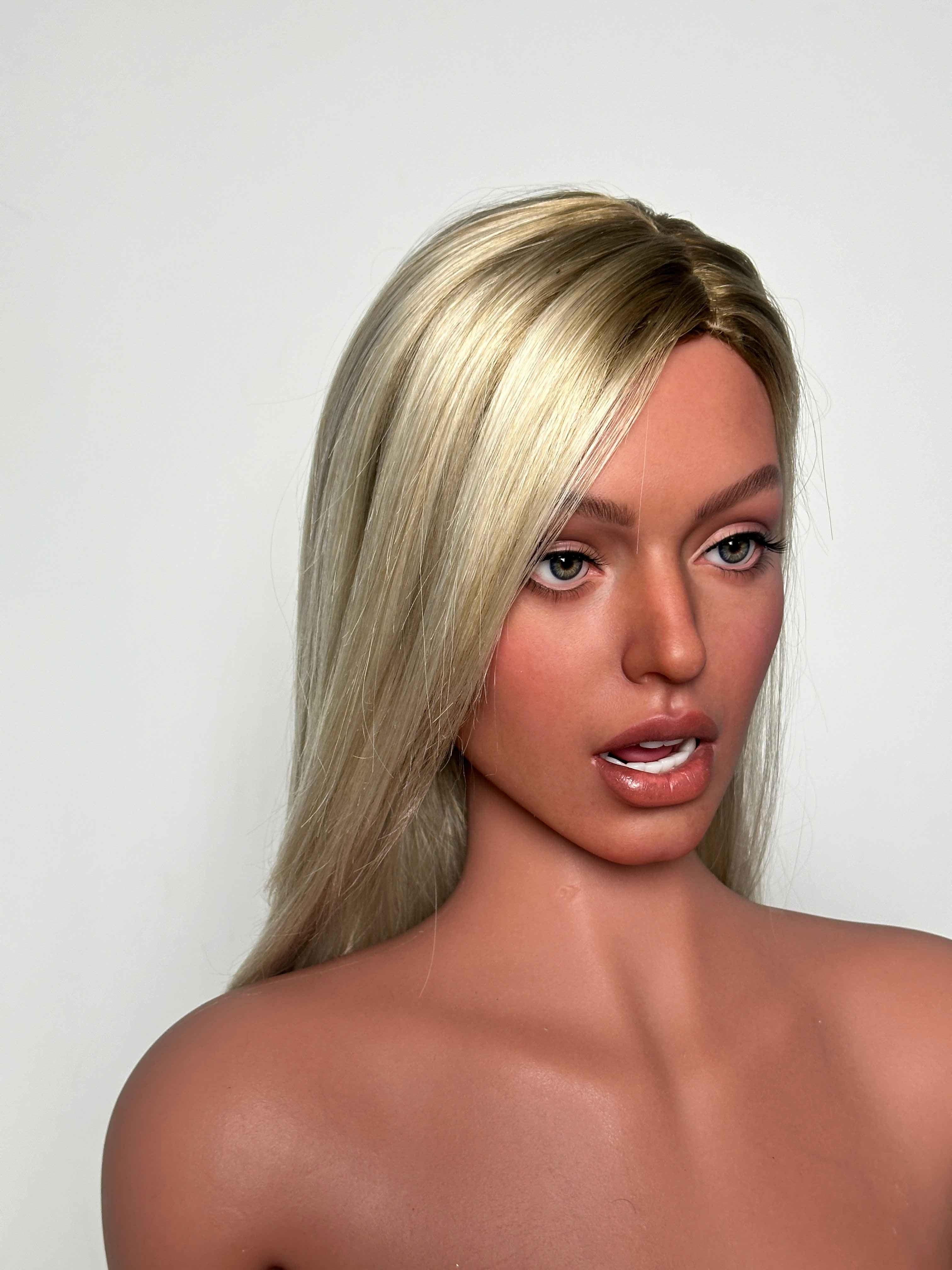 Lucia Premium Silicone Head (Movable Jaw) + SLE Body Sex Doll - ZELEX® [USA STOCK]